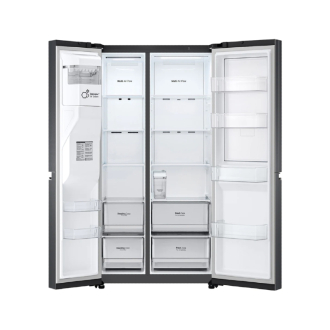 LG Refrigerator 635L Door in Door Black GC-J257SQRS