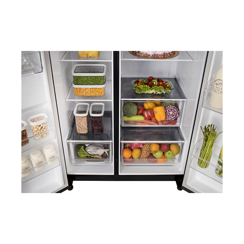 Lg Refrigerator 674L Side By Side Door, With Multi Air Flow, Multi Digital Sensors, Smart Diagnosis™, Graphite Gc-B257Kqjw 13 Lg Refrigerator 674L Side By Side Door, With Multi Air Flow, Multi Digital Sensors, Smart Diagnosis™, Graphite Gc-B257Kqjw