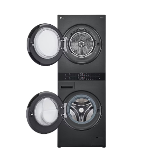 LG WashTower 13kg Washer 10kg Dryer with AI Direct Drive™, Turbo Wash 360, Smart ThinQ WT1310PB