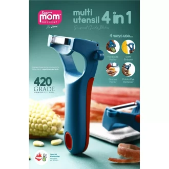 Supermom Multi Utensil 4 in 1 Stainless Steel Surgical Blades Special Hardening Process at 1050°c 572891