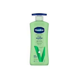 Vaseline Intensive Care Body Lotion Aloe Soothe 400ml (Pack of 3pcs)