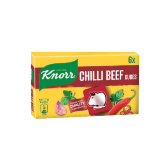 Knorr Chilli Beef Cubes 8g For Delicious Meals Full of Flavour 69748849 (Pack of 3Pcs)