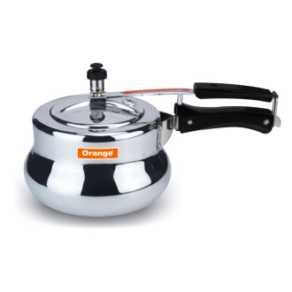 Orange Elegant Handi Pressure Cooker 3.5L with Inner Lid OAPC200