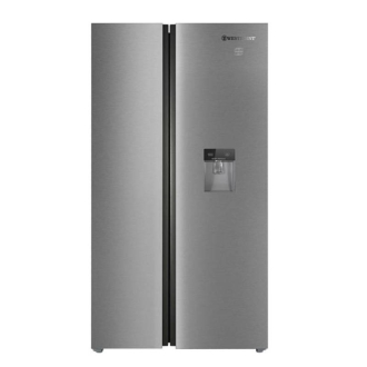 Westpoint Refrigerator 530L, Side by Side, No Frost, Inverter, Inox Finish WSTW-5323.EWDI