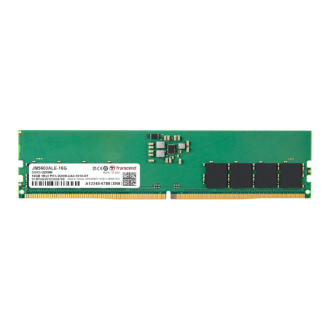 Transcend Desktop Memory Module - 16GB RAM DDR5 5600, U-DIMM, 1Rx8 Configuration, 1.1V, JM5600ALE-16G.