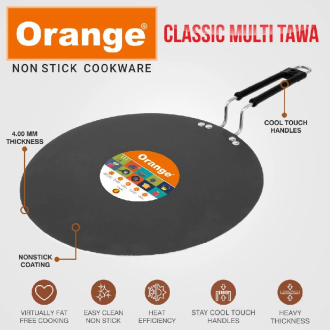 Orange Classic Multi Tawa 30cm Non-Stick 4.0mm ONSC064