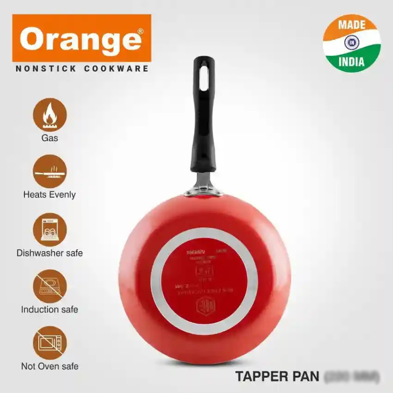 Orange Non-Stick Dosa Tawa 29Cm 2.6Mm Onsc003 3 Orange Non-Stick Dosa Tawa 29Cm 2.6Mm Onsc003