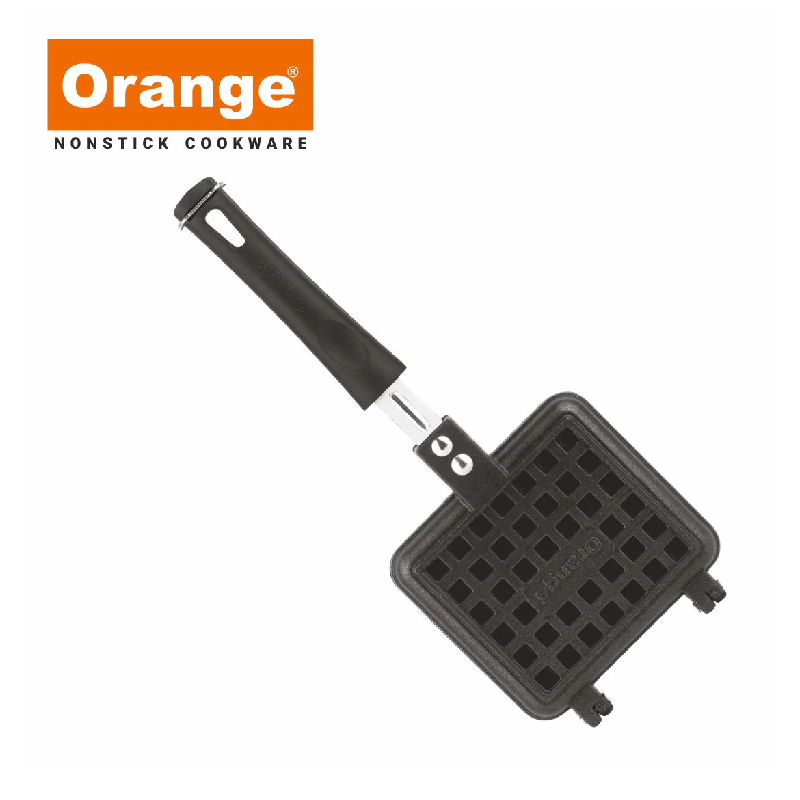 Orange Jumbo Waffle Maker, Non-Stick + Granite Coating Onsc083 3 Orange Jumbo Waffle Maker, Non-Stick + Granite Coating Onsc083
