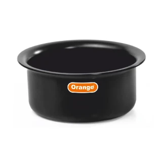 Orange Hard Anodized Top Aluminium Pot No14 3L OHAC121