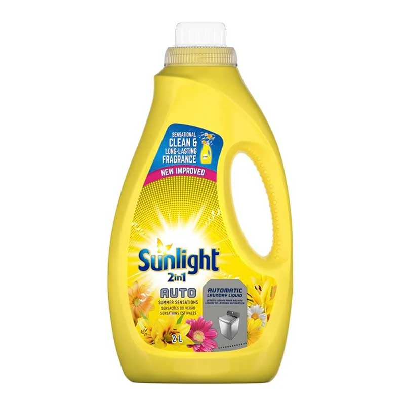 Sunlight Machine Wash 2In1 Auto Liquid 2L Summer Sensations 1 Sunlight Machine Wash 2In1 Auto Liquid 2L Summer Sensations
