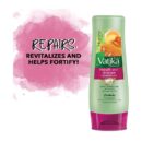 Vatika Conditioner Repair & Restore, Enriched with Egg & Honey, Nourishes Hair Roots, for Damaged Hair & Split-ends, 400ml (Pack of 3)
