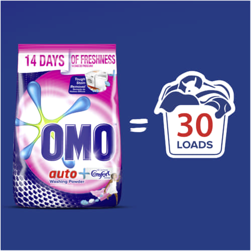Omo Machine Wash Auto Comfort Detergent 2Kg 5 Omo Machine Wash Auto Comfort Detergent 2Kg