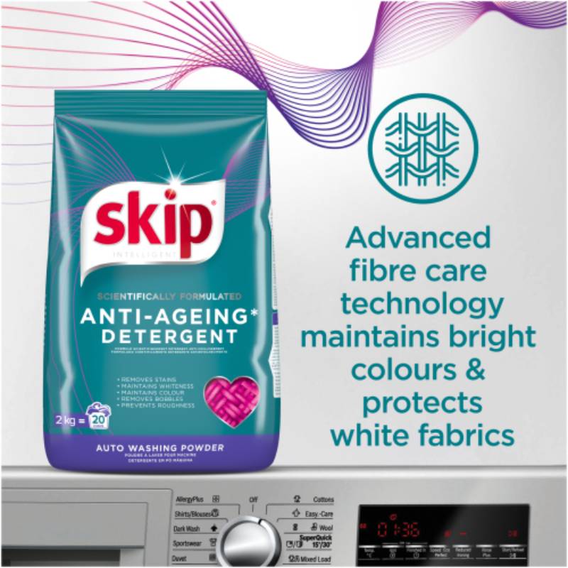 Skip Washing Powder Auto 2Kg Pack Of 3 Swp01 3 Skip Washing Powder Auto 2Kg Pack Of 3 Swp01