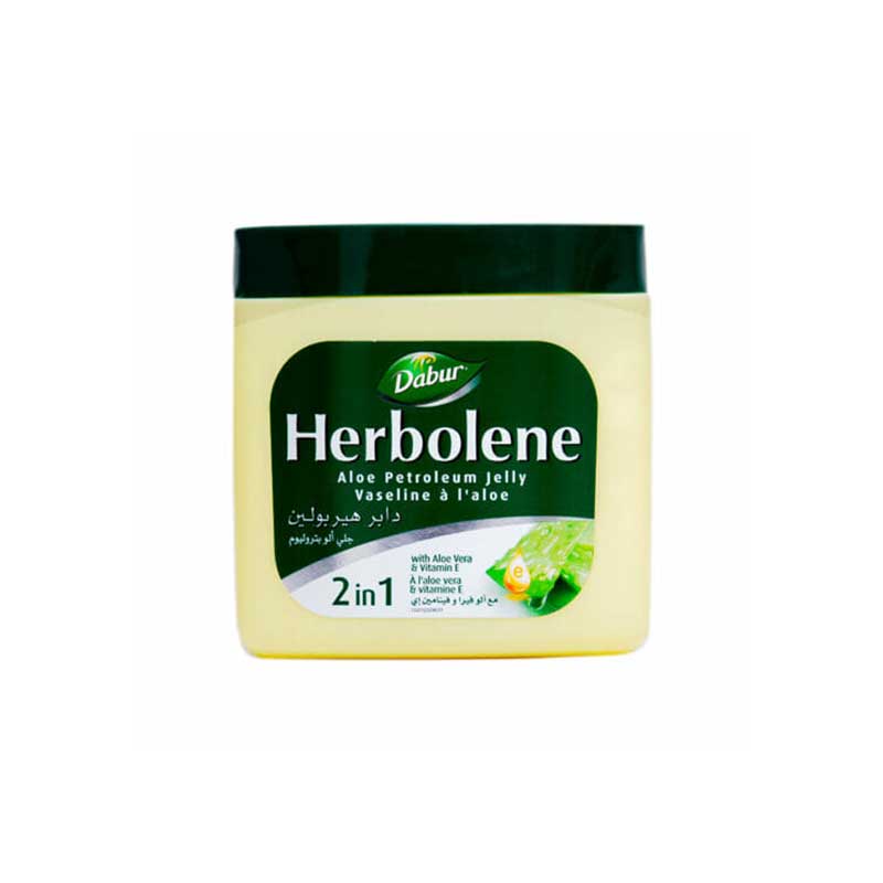 Dabur Herbolene Petroleum Jelly Enriched With Aloe Vera And Vitamin E For Dry And Rough Skin 225Ml (Pack Of 3) 1 Dabur Herbolene Petroleum Jelly Enriched With Aloe Vera And Vitamin E For Dry And Rough Skin 225Ml (Pack Of 3)