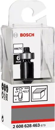Bosch Laminate Trim Bit 6mm, 12.7 x 12.7 x 56mm 2608628463