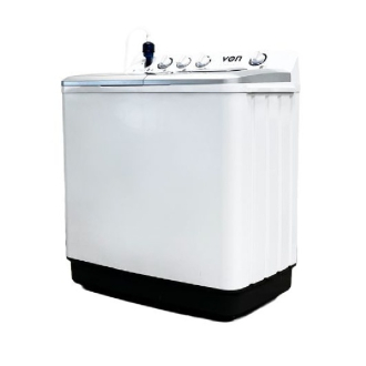 Von Washing Machine 13kg Twin Tub, Semi-Automatic, White VWM-13AHK