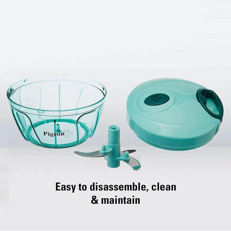Pigeon Handy Chopper 4 In 1 Fruit And Vegetables 3 Blades 650Ml Sturdy 3-Blade Design 14298-M 12 Pigeon Handy Chopper 4 In 1 Fruit And Vegetables 3 Blades 650Ml Sturdy 3-Blade Design 14298-M