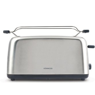 Kenwood Toaster 4 Slice Browning Control Long Slots 1500w Ttm470 - Defrost Function 2 Long Slots Warming Rack 6 Browning Levels With Cord Storage
