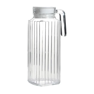 Luminarc Jug Quadro Fridge 1.3L with White Lid L9918