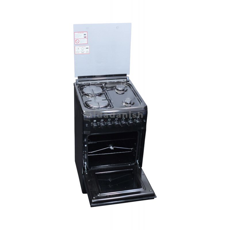 Westpoint Cooker 50X55Cm, 2 Gas Burners, 2 Electric Plates With Electric Oven &Amp; Grill Black Wcer5522E0N 2 Westpoint Cooker 50X55Cm, 2 Gas Burners, 2 Electric Plates With Electric Oven &Amp; Grill Black Wcer5522E0N
