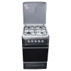 Westpoint Cooker 50x55cm, 3 Gas Burners, 1 Electric Plate with Electric Oven & Grill White WCER5531E0