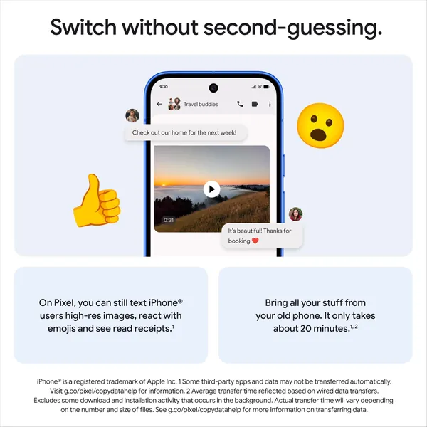 Google Pixel 10 5G 256Gb - Frost 7 Google Pixel 10 5G 256Gb - Frost