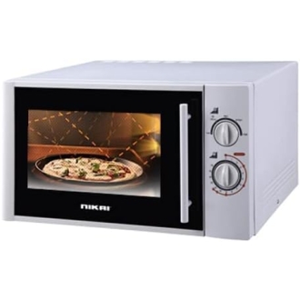 Nikai Microwave 30l Manual 5 Power Levels 900w NMO3010M 35 Mins Timer Defrost Settings Cooking End Signal Pull Handle Door