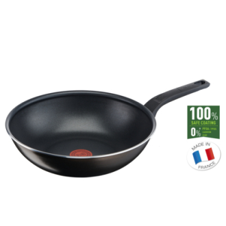 Tefal Easy Cook Wokpan 28cm Non Electric B5541902 aluminium material heat indicator thermo signal dishwasher safe made in france