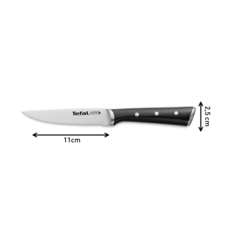 Tefal Ice Force Knife 11.5Cm Stainless Steel Blade K232S414 Heat Resistance Secured Grip Dishwasher Safe 3 Tefal Ice Force Knife 11.5Cm Stainless Steel Blade K232S414 Heat Resistance Secured Grip Dishwasher Safe