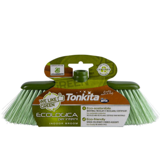 Tonkita ECO Green Indoor Broom + Handle TK670 Pack of 3