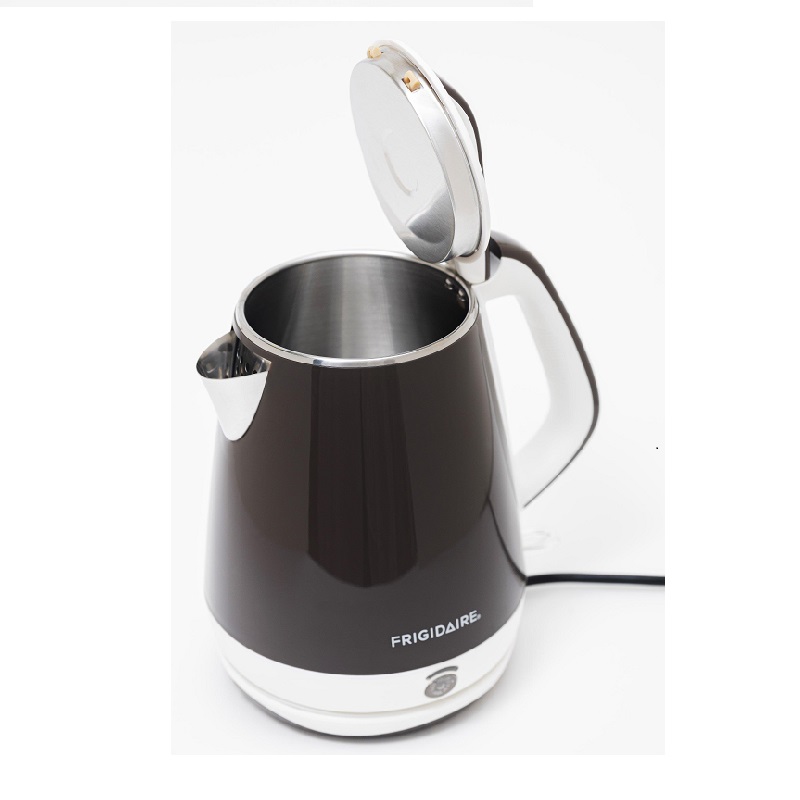 Frigidaire Electric Kettle 1.7L 2200W Stainless Steel Interior Brown White Fd2127 3 Frigidaire Electric Kettle 1.7L 2200W Stainless Steel Interior Brown White Fd2127