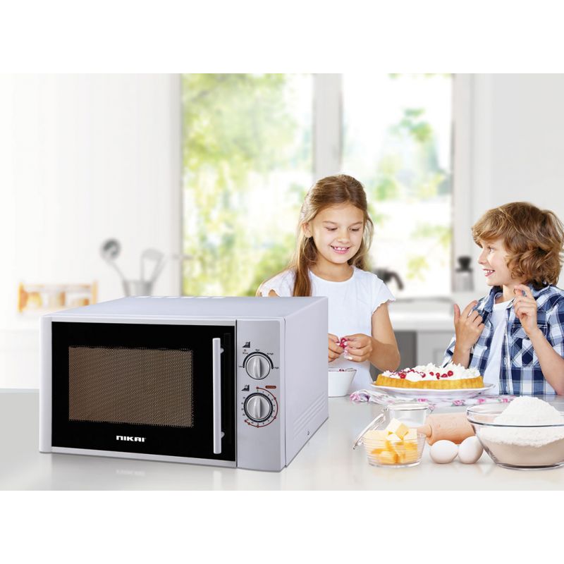 Nikai Microwave 30L Manual 5 Power Levels 900W Nmo3010M 35 Mins Timer Defrost Settings Cooking End Signal Pull Handle Door 3 Nikai Microwave 30L Manual 5 Power Levels 900W Nmo3010M 35 Mins Timer Defrost Settings Cooking End Signal Pull Handle Door
