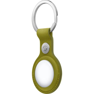Apple AirTag FineWoven Key Ring Chartreuse