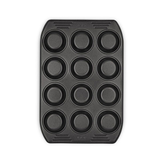 Tefal Easy Grip Baking Tray 12 Holes Nonstick Coating J1625745 carbon steel material large handles easy release dishwasher safe