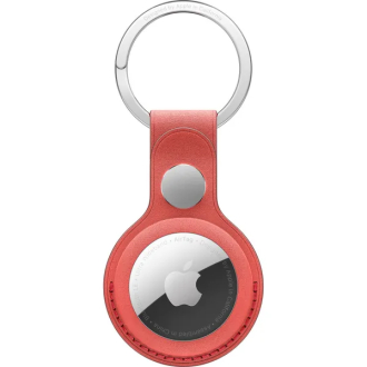 Apple AirTag FineWoven Key Ring Coral