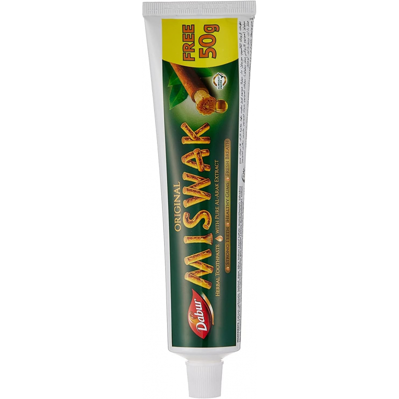 Dabur Miswak Toothpaste 120G+50G Extra 3 Dabur Miswak Toothpaste 120G+50G Extra - Set Of 3 Pcs