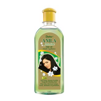 Dabur Amla Jasmine Hair Oil for Healthy Hair and Moisturized Scalp, Indian Hair Oil for Men and Women, Hair Strengthening 200ml - Set of 3 Pcs