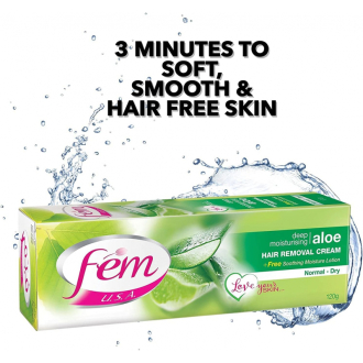 Dabur Fem Hair Removal Cream 120g Aloevera - Set of 3 Pcs