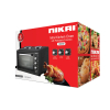 Nikai Oven Electric 45l with Rosting Function and 2 Hotplate NT4520RHT 60 Mins Timer Stainless Steel Heating Elements Inner Light