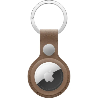 Apple AirTag FineWoven Key Ring Taupe