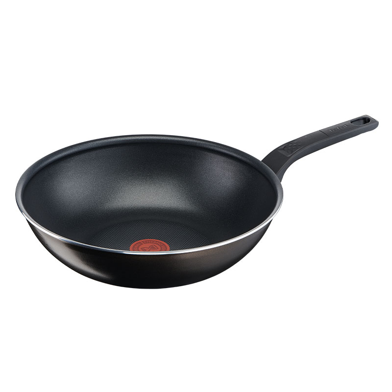 Tefal Easy Cook Wokpan 28Cm Non Electric B5541902 Aluminium Material Heat Indicator Thermo Signal Dishwasher Safe Made In France 1 Tefal Easy Cook Wokpan 28Cm Non Electric B5541902 Aluminium Material Heat Indicator Thermo Signal Dishwasher Safe Made In France
