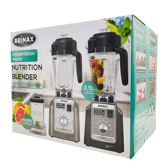 Brinax Blender 3.5L Multi-functional Stainless Steel Blades Powerful Motor 1800W BX200
