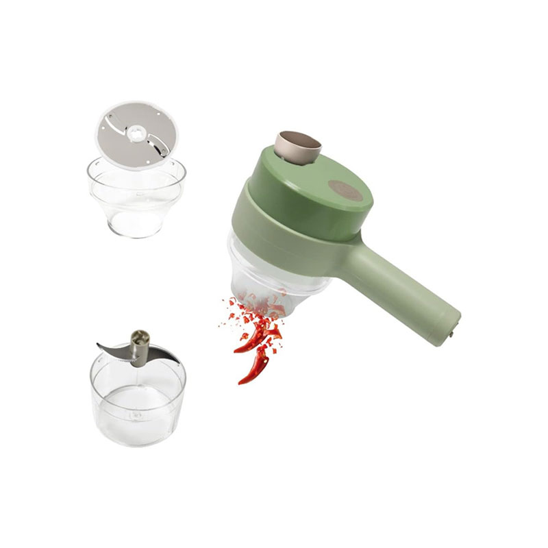 Handheld Mini Electric Food Chopper 4In1 Vegetable Cutter, Chopper, Food Slicer 2 Handheld Mini Electric Food Chopper 4In1 Vegetable Cutter, Chopper, Food Slicer