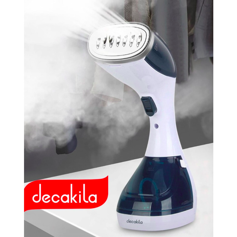 Decakila Garment Steamer 1500W Handle Portable And Foldable Handheld Garment Steamer, Fast Heat-Up, Steam Iron Fabric Wrinkle Remover Keen003W 6 Decakila Garment Steamer 1500W Handle Portable And Foldable Handheld Garment Steamer, Fast Heat-Up, Steam Iron Fabric Wrinkle Remover Keen003W