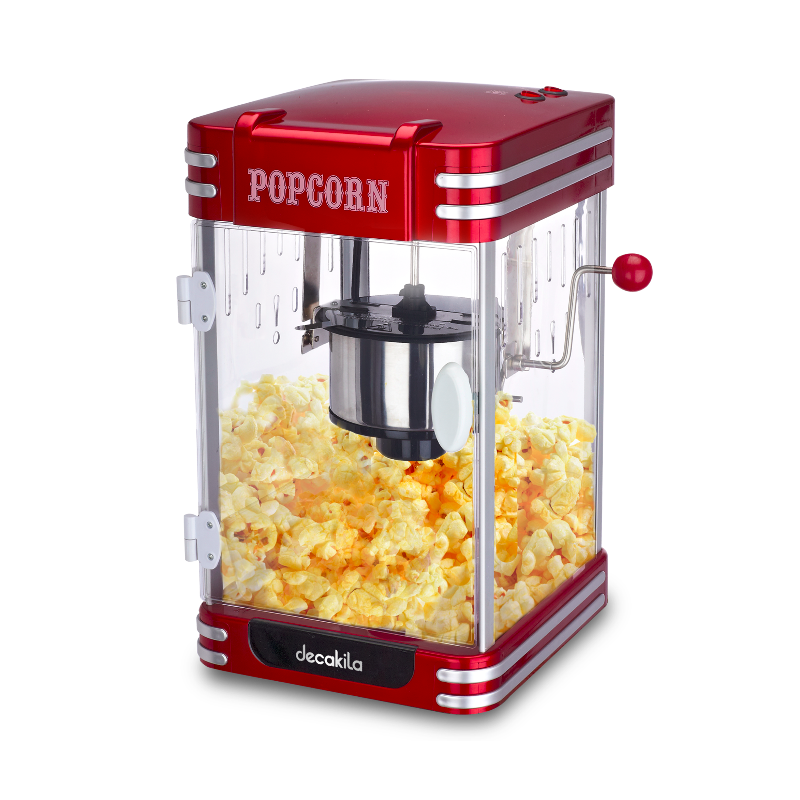 Decakila Popcorn Maker Mini 2.5L Electric Stirring With Nonstick Surface 310W Kett019R Detachable Plate With Rolling Stirrer 2.5 Oz Kettle Capacity 30X29X44Cm Size 1 Decakila Popcorn Maker Mini 2.5L Electric Stirring With Nonstick Surface 310W Kett019R Detachable Plate With Rolling Stirrer 2.5 Oz Kettle Capacity 30X29X44Cm Size