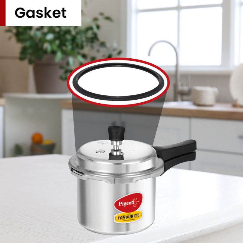 Pigeon Pressure Cooker 5L Deluxe Outer Lid Aluminium Sap 103 - Ergonomic Sturdy Handle Thermal Efficiency Special Alloy Safety Plug 10 Pigeon Pressure Cooker 5L Deluxe Outer Lid Aluminium Sap 103 - Ergonomic Sturdy Handle Thermal Efficiency Special Alloy Safety Plug