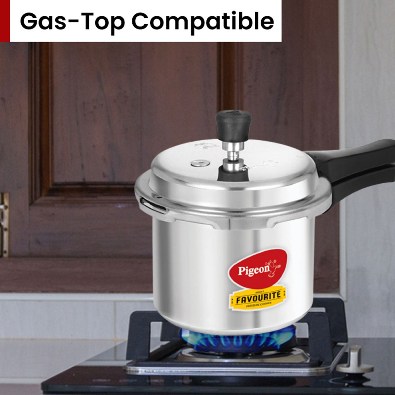 Pigeon Pressure Cooker 5L Deluxe Outer Lid Aluminium Sap 103 - Ergonomic Sturdy Handle Thermal Efficiency Special Alloy Safety Plug 3 Pigeon Pressure Cooker 5L Deluxe Outer Lid Aluminium Sap 103 - Ergonomic Sturdy Handle Thermal Efficiency Special Alloy Safety Plug