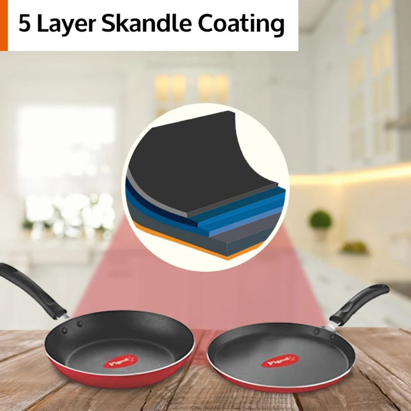 Pigeon Non Stick Frypan 26Cm Aluminium Scratch Resistant Italian Technology 12085 7 Pigeon Non Stick Frypan 26Cm Aluminium Scratch Resistant Italian Technology 12085
