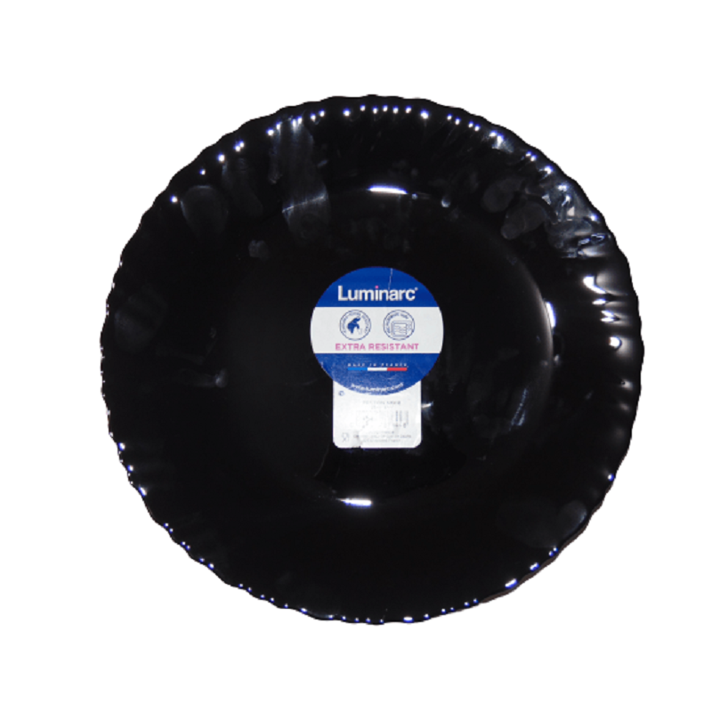 Luminarc Feston Soup Plate 23Cm 6Pcs Black Q6531 1 Luminarc Feston Soup Plate 23Cm 6Pcs Black Q6531