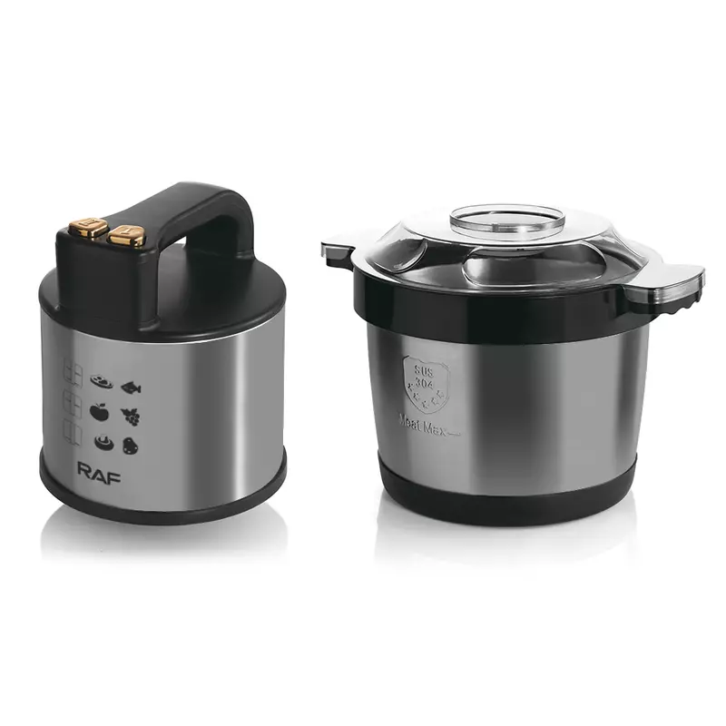 Raf Multifunction Electric Food Processor Chopper For Meat &Amp; Vegetables 6L R.7735 6 Raf Multifunction Electric Food Processor Chopper For Meat &Amp; Vegetables 6L R.7735